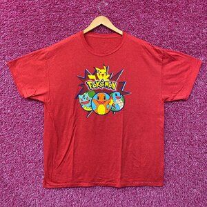Pokémon Starter Pokemon anime Tshirt size Extra Large